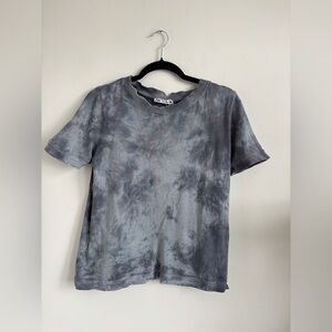 Zara Charcoal Tie-Dye Tee